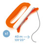 Light and colorful kite for kids 5+. Easy setup, quick takeoff, and ocean-themed design. Perfect for windy days outdoors!