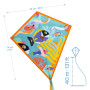 Cerf-volant monofil Eddy Poissons - djeco