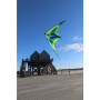 Tomboy 195 cm Stunt Kite – Spiderkites – Green/Yellow