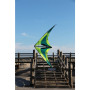 Tomboy 195 cm Stunt Kite – Spiderkites – Green/Yellow