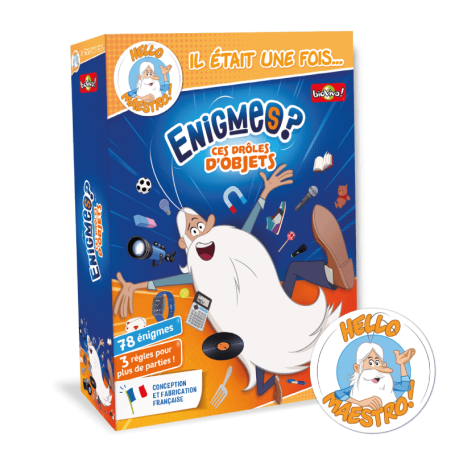 Jeu de cartes Énigmes – Ces drôles d’objets – Jeu éducatif dès 7 ans