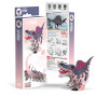 Spinosau­re EUGY 3D – Puzzle Dinosaure en carton recyclé