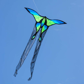 HQ Brasington’s Lunar Moth Kite – Artistic single-line kite 195 cm with organza tail