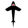 SHARK KITE 5 (HQ) : Cerf-Volant Monofil pour Enfant