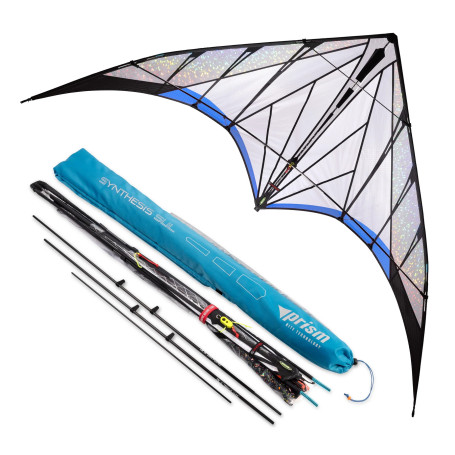 Prism Synthesis SUL Kite Blue – Super Ultralight Light Wind Stunt Kite