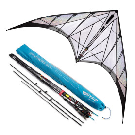 Prism Synthesis SUL Kite Gray – Super Ultralight Light Wind Stunt Kite