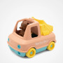 Little Brown Bear Fire Truck – Peach – Le jouet simple