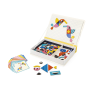 Janod Tangram Magnéti'book – Magnetic Educational Toy for Kids 3+