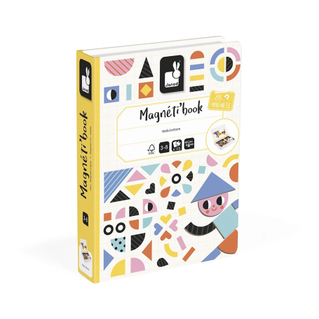 Magnéti'book tangram Janod – Jeu éducatif magnétique dès 3 ans