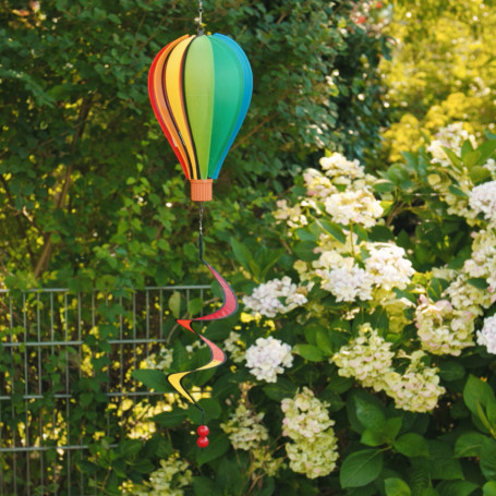 Satorn rainbow balloon Ø17cm with its twister 35cm