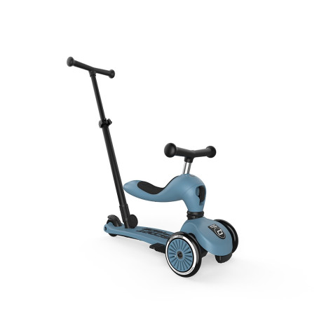 Scoot & Ride Highwaykick 1 Push & Go Steel - 2-in-1 Kids Scooter
