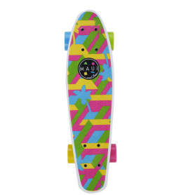 Maui & Sons Locked In 22-Inch Mini Cruiser Kicktail Skateboard