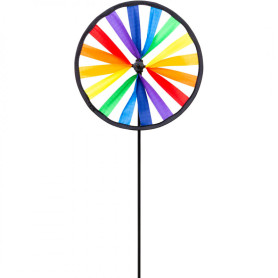 Roue décorative Magic Wheel Easy 16 cm | Girouette Arc-en-ciel Invento