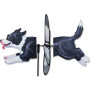Éolienne de jardin Chien Border Collie 47cm - Petite Spinner