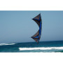 Cerf-volant 4 lignes Shiva Spiderkites  bleu/gris complet
