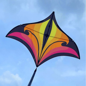 Cerf-volant Brasington Swift Delta Spiderkites Jaune