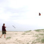 Paraflex Trainer 2.3 ready to fly – with bar, leash, ground stake, and lines