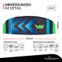 Aile de traction Wolkenstürmer Paraflex Trainer 3.1 noir-turquoise