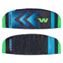 Aile de traction Wolkenstürmer Paraflex Trainer 3.1 noir-turquoise