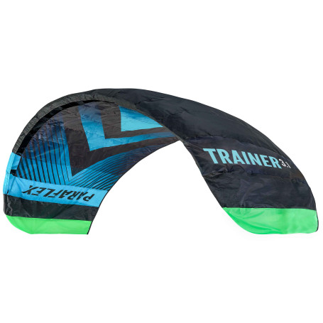 Wolkenstürmer Paraflex Trainer 3.1 Power Kite | Black-Turquoise Foil