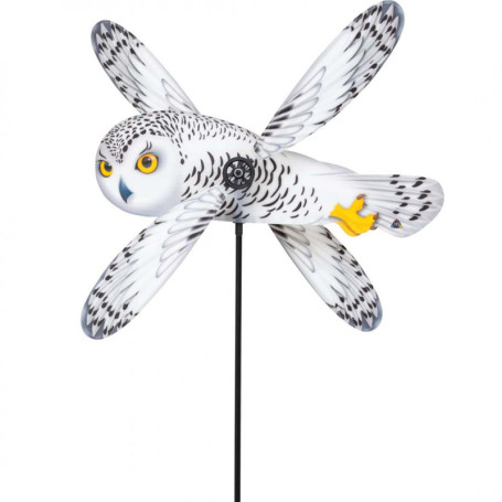 Invento HQ Paddle Spinner Snowy Owl | Hanging Wind Garden Spinner