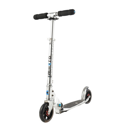 Micro Speed+ Silver Scooter for Teens & Adults - Micro Mobility