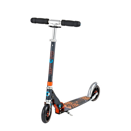 Trottinette adulte Micro Speed+ Black/orange - Micro Mobility