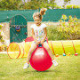 Kids Red Large Bouncing Hopper Ball Outdoor Toy - LUDI