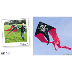 F-Tail Pirate Cerf-volant monofil enfant