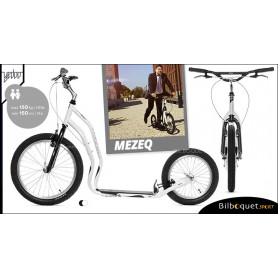 Mezeq II trottinette ado/adulte 14+ - WHITE/BLACK