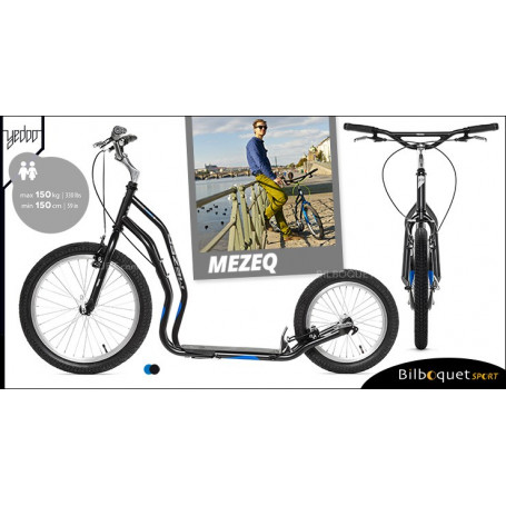 Mezeq II trottinette ado/adulte 14+ - BLACK/BLUE