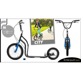 City II trottinette ado/adulte 12+ - BLACK/BLUE