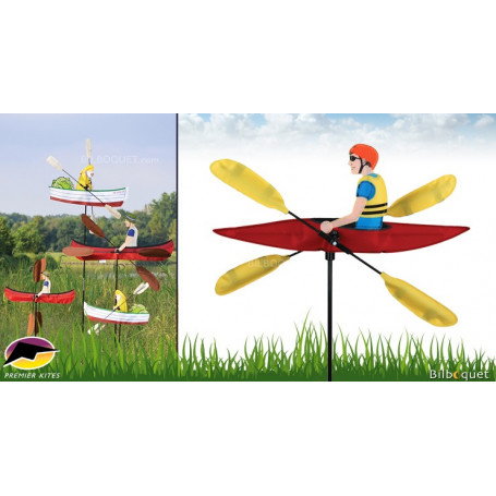 Éolienne de jardin WhirliGig Kayak 50cm