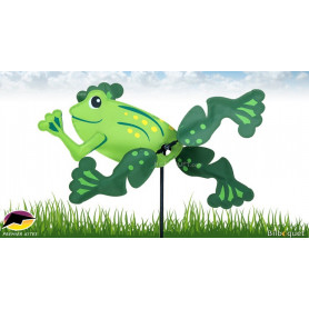 Éolienne Jeu de vent WhirliGig Grenouille 33cm