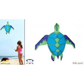 Cerf-volant monofil en forme de Tortue 92x115cm