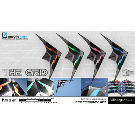 The Grid Premium - Cerf-volant ultra-polyvalent