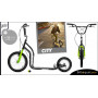 City II trottinette ado/adulte 12+ - BLACK/GREEN