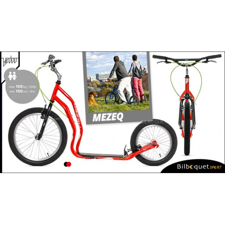 Mezeq II trottinette ado/adulte 14+ - RED/BLACK