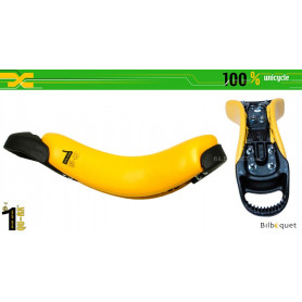 Selle Luxus - Jaune - Accessoire monocycle