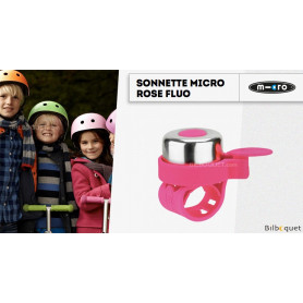 Sonnette Micro pour trottinette - Rose