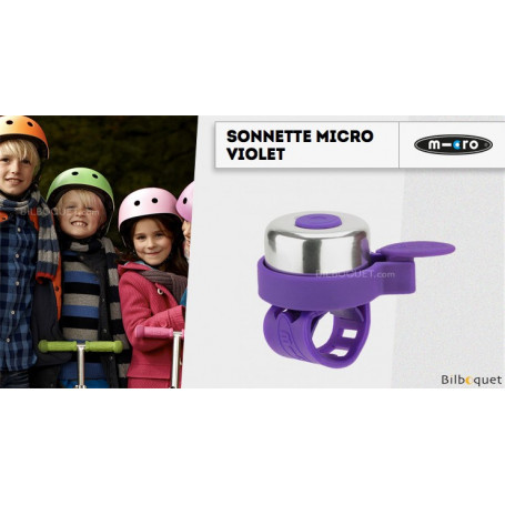 Sonnette Micro pour trottinette - Violet