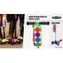 Porte-bouteille pour trottinette - Motifs Pois Fluo