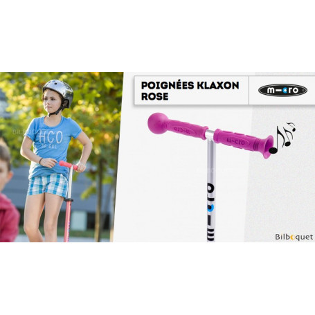 Poignées Klaxon - Rose