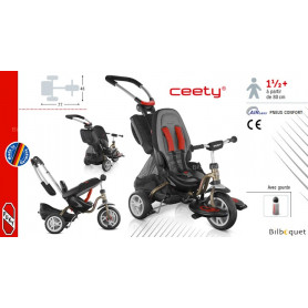 Tricycle Puky CAT S6 Ceety® - Bronze - Dès 18 mois