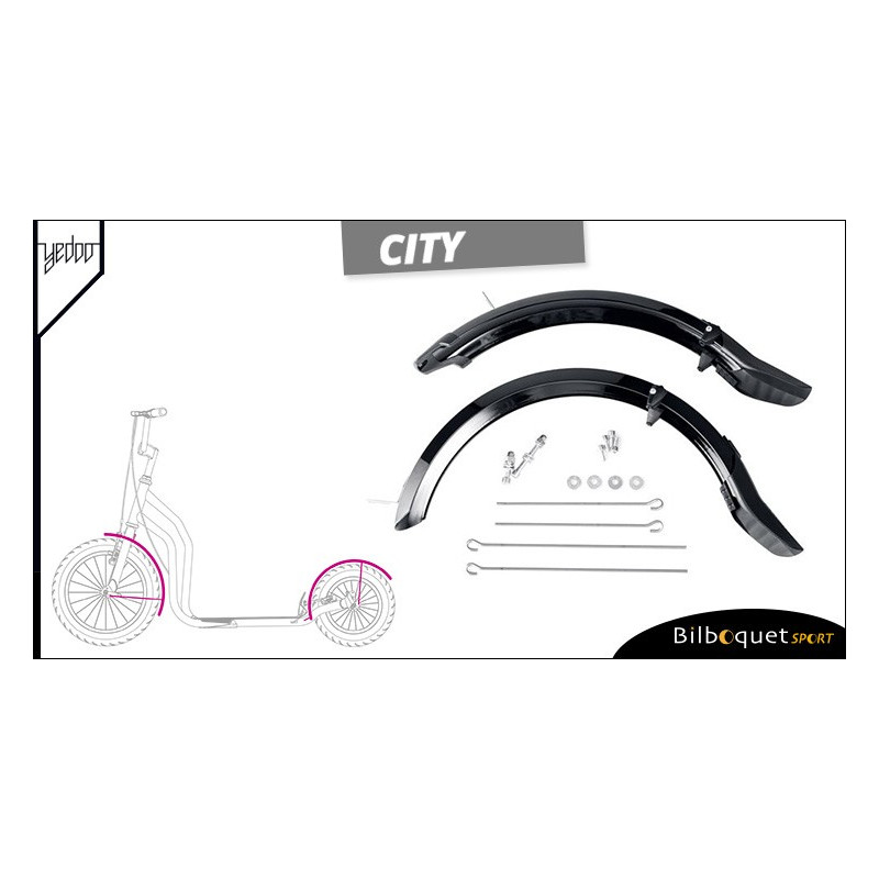 Roue arrière trottinette électrique City Hopper 5.0