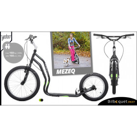 Mezeq II trottinette ado/adulte 14+ - BLACK/GREEN
