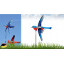 Éolienne décorative Oiseau Bluebird 58cm - Jeu de vent