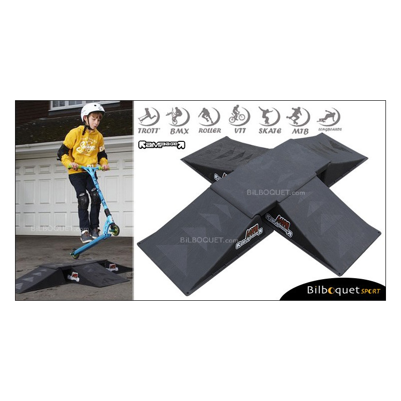 Rampage Mini Fourway Rampe de skate