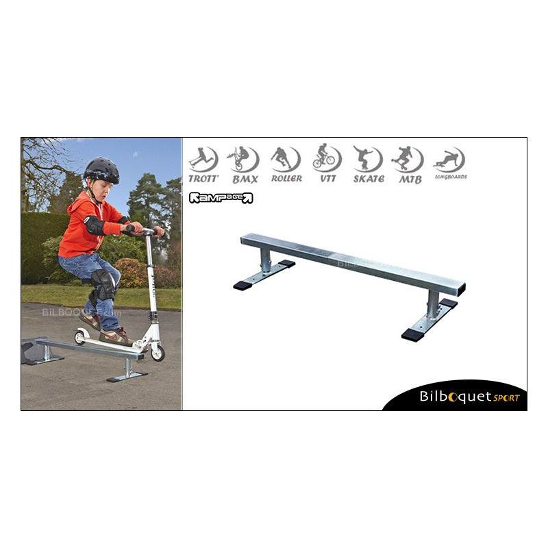 Module Mini Grindrail Rail de skate 90cm