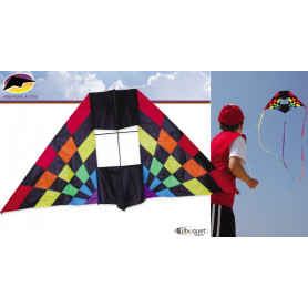 Delta box Rainbow Ray cerf-volant 229x94cm